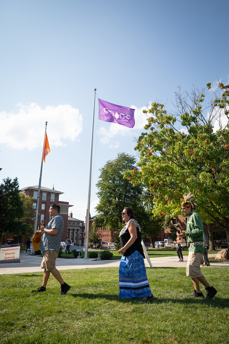 Syracuse University Barnes Center at The Arch Haundenosaunee Welcome Gathering