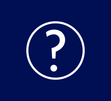 Question mark in circle