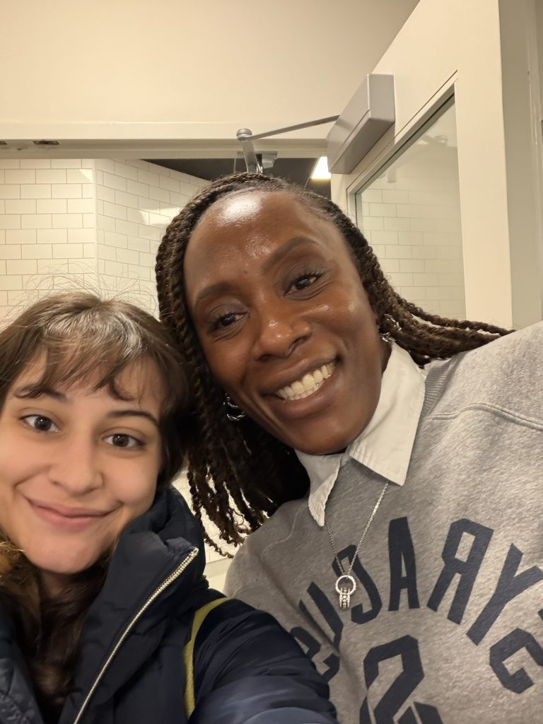 Dean Dixon with SU Students for the Dean Dixon Selfie Challenge 