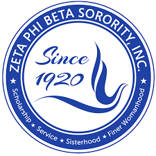 The sheild for Zeta Phi Beta Sorority, Inc