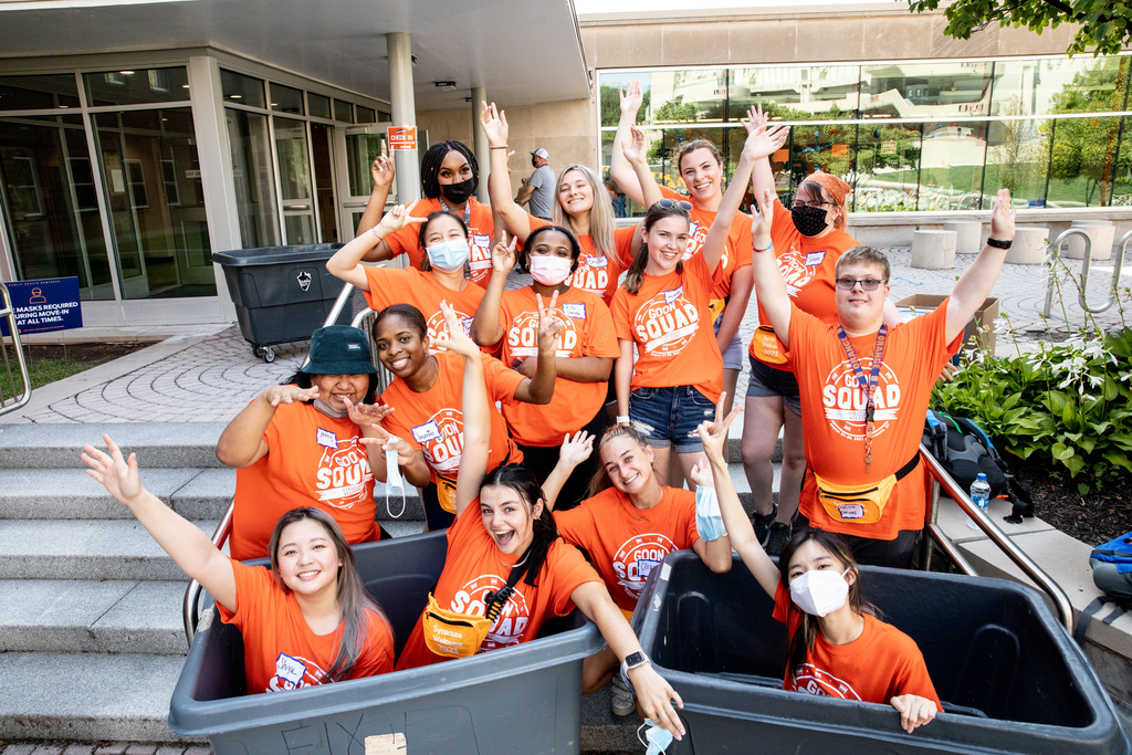 photo of goon squad during move-in