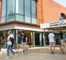 shine student center building exterior