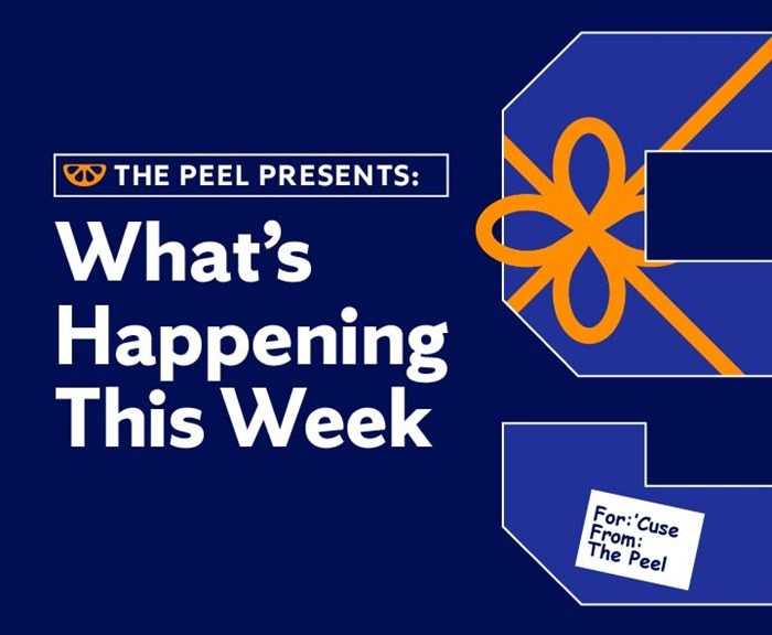 Navy banner that says 