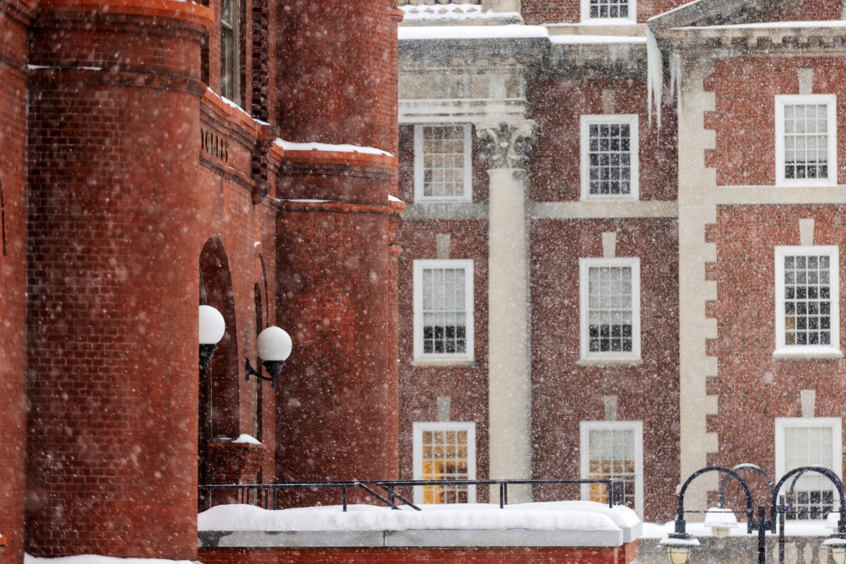 Snowscapes in Syracuse University