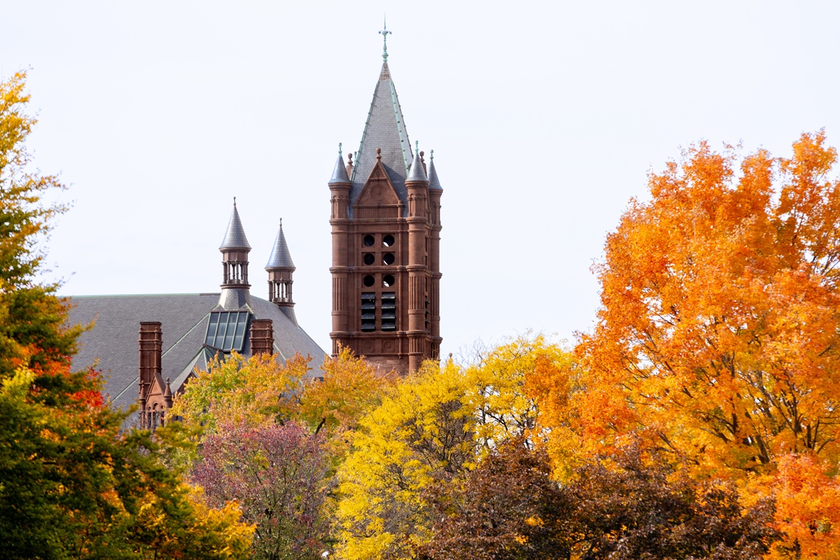 Fall views of campus.