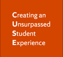 In text, Creating an Unsurpassed Student Experience