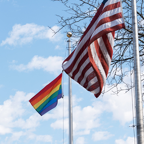 LGBTQ Resource Center Flag