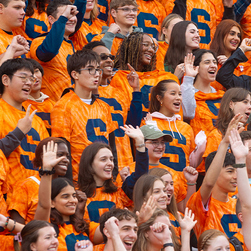 Group of Syracuse University Living Learning Communities Students
