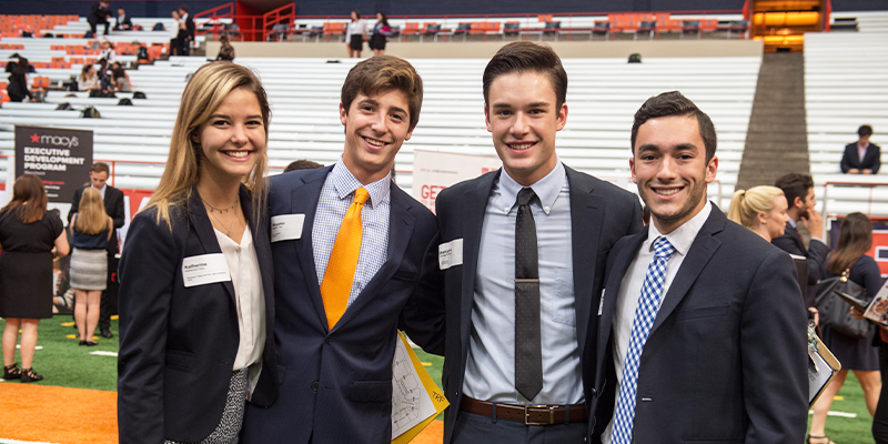 Career Week Fair at Dome WSOM Whitman School of Management